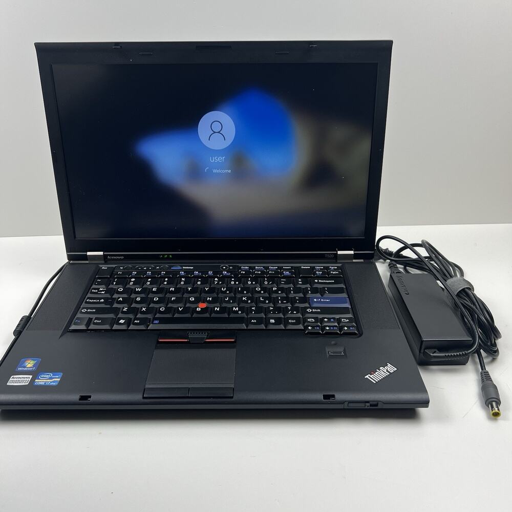 Lenovo ThinkPad T520 Intel i7-2640M 8GB 320GB HDD Win 10 w/ Charger|ELP73, READ